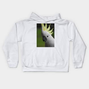 Sulphur Crested Cockatoo Kids Hoodie